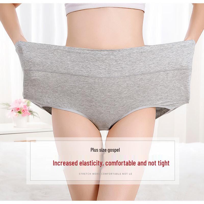 Women's High-Waist Cotton Briefs 3-Pack