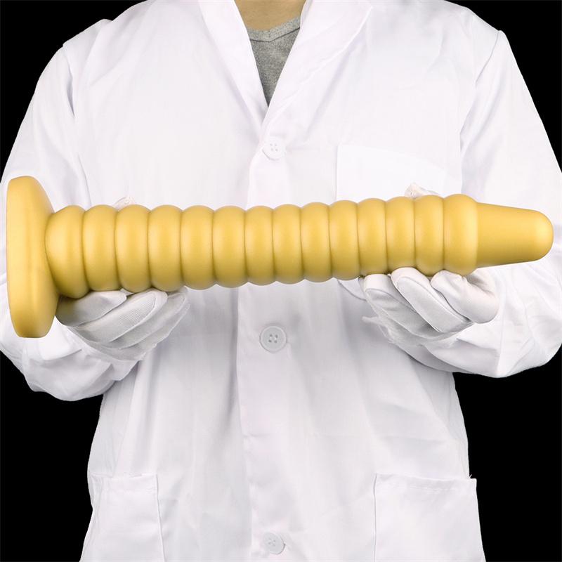 Tappi anali posteriori in silicone extra-lunghi di grandi dimensioni Indossare strisce anali Pratica Strumento di tortura anale Strumento di dilatazione anale Daisy Ano