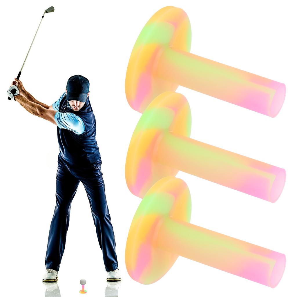 3pcs Rubb Tees Hold Indoor Outdoor Sports Practice Aids Accessories for