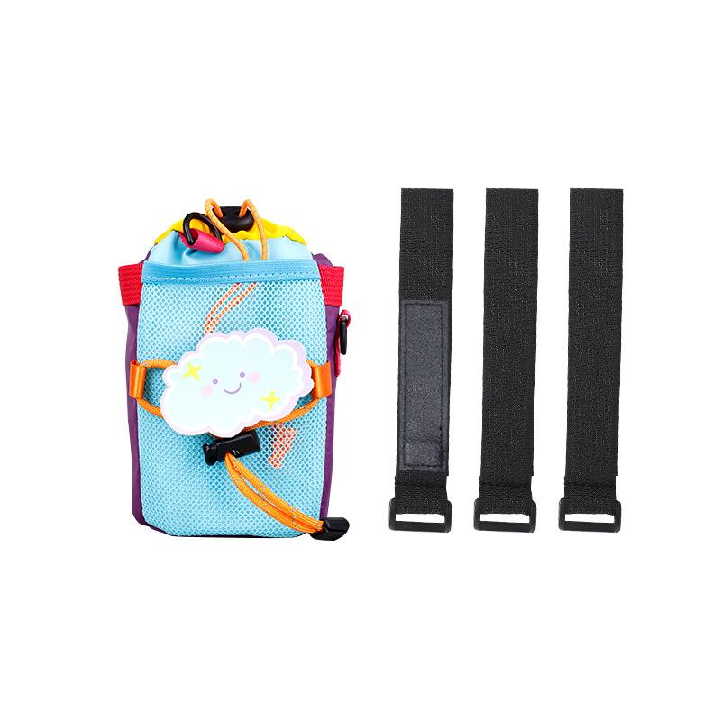 Cycling Front Bottle Pouch Bicycle Handlebar Bag Water Bottle Cage Drawstring Drink Cup Cage Cute bicycle bag