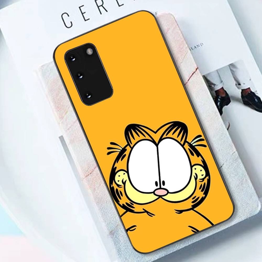 Cartoon G-Garfield Cat Phone Case For Samsung S 24 fe 25 Ultra plus 20 lite 21 30 22 23 24 22 Ultra 5G Fundas