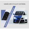 1/30 Subaru Impreza WRX STI Alloy Sports Car Model Diecast Metal Racing Vehicles Car Model Sound Light Simulation Kids Toys Gift
