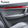 Adesivo Decorativo Porta in Vera Fibra di Carbonio Morbida KUNGKIC per Porsche Cayenne 2003 2004 2005 2006-2010 Rivestimento Interno Accessori Auto