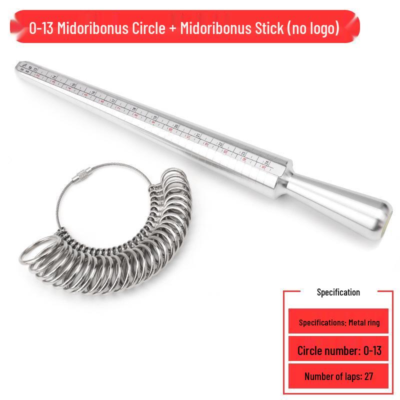Ring and Bracelet Sizer Mandrel and Gauge Tool