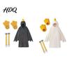 Goose Onesie Costume 1 Set Blanket Hoodie Unisex Cartoon Pajamas Set Oversized Soft Warm Adult Hooded Bodysuit with Yellow Beak Design Winter Party