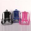 Schoolbag Transparent Backpack Women's Korean Version Large Capacity Student Schoolbag Fitness Bag Fashion Trend Men's and Women's PVC Waterproof