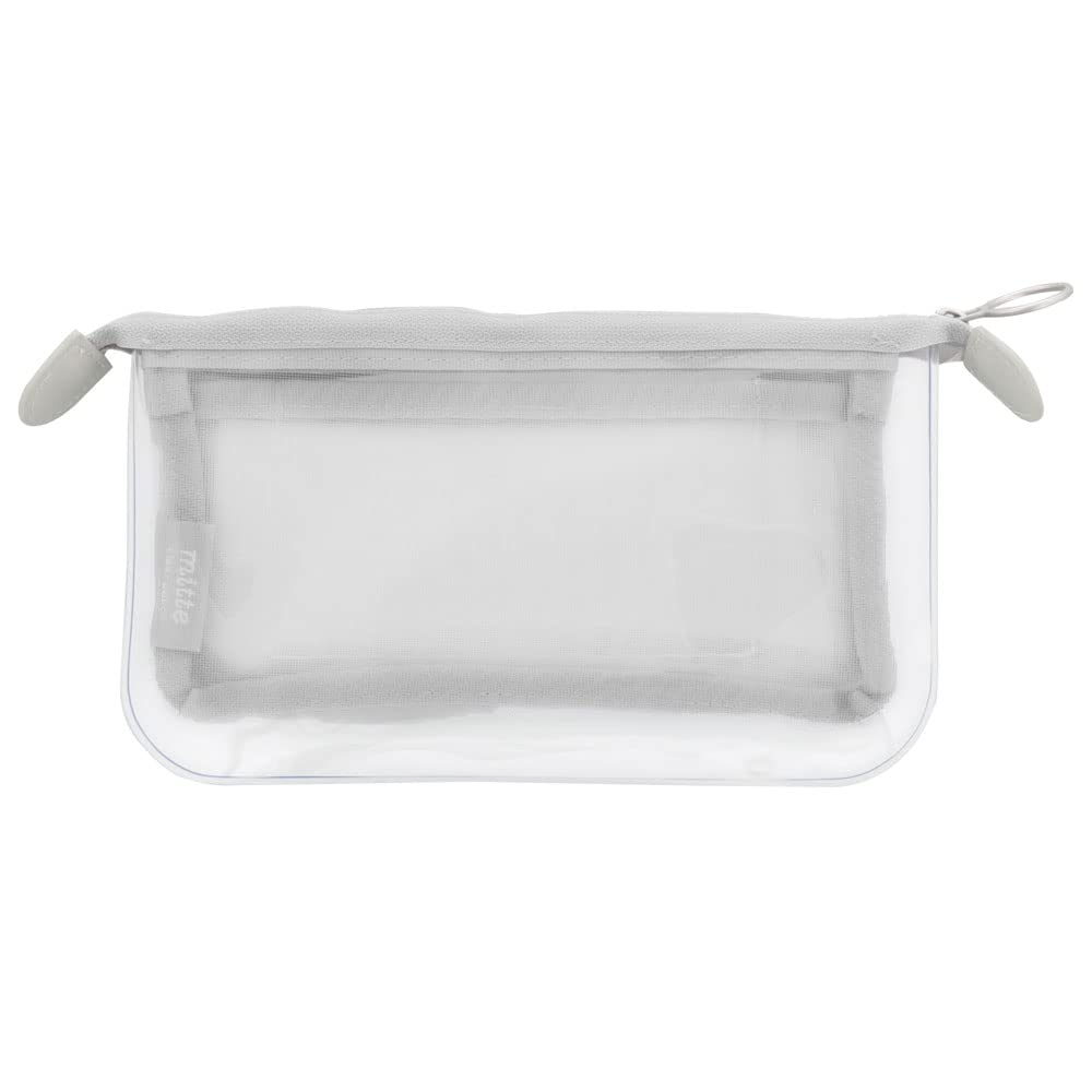 Sunstar Stationery mitte Pen Case Mesh Flat Light Gray S2319098