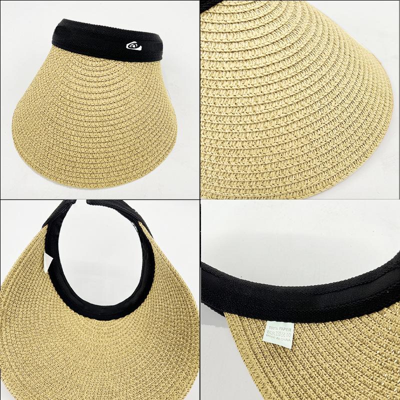 Summer Sky Top Sun Protection Hat Women Outdoor Big Hat Brim Sky Top Hat Men