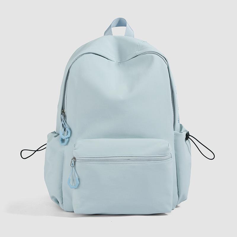 New schoolbag for women, INS style campus minimalist lightweight backpack, Korean style versatile forest-style middle and high school backpack