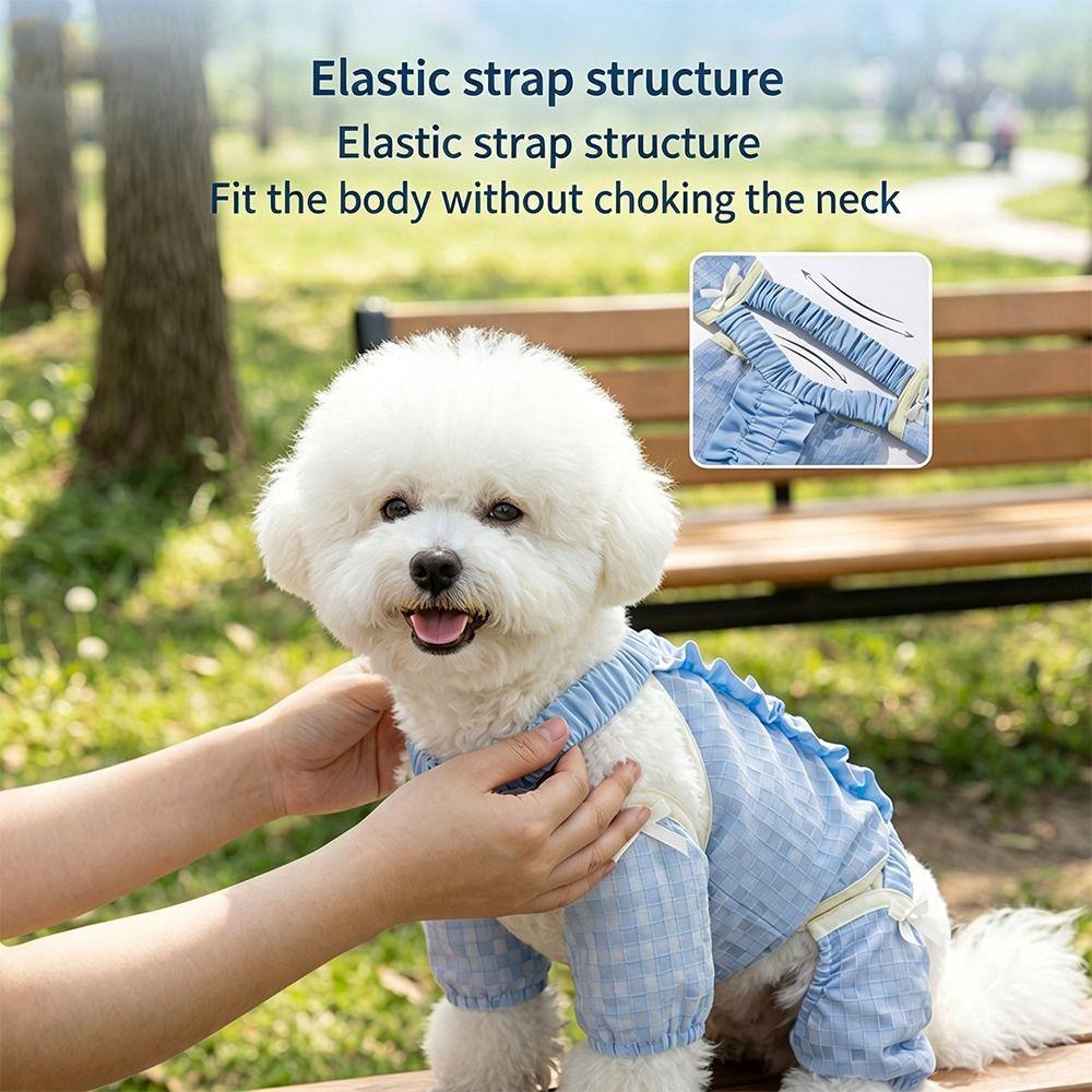 Full Leg Protection Pet Strolling Going Out Pants Full Package Dust-proof Dog Dust Pants Adjustable Waterproof Four Legged Cover
