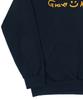 [Unisex] Drawing Logo Drawing Smile Hoodie_Navy