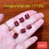 Natural Purple Cinnabar Fu Charm Bracelet - Wealth & Smooth Sailing DIY Accessory