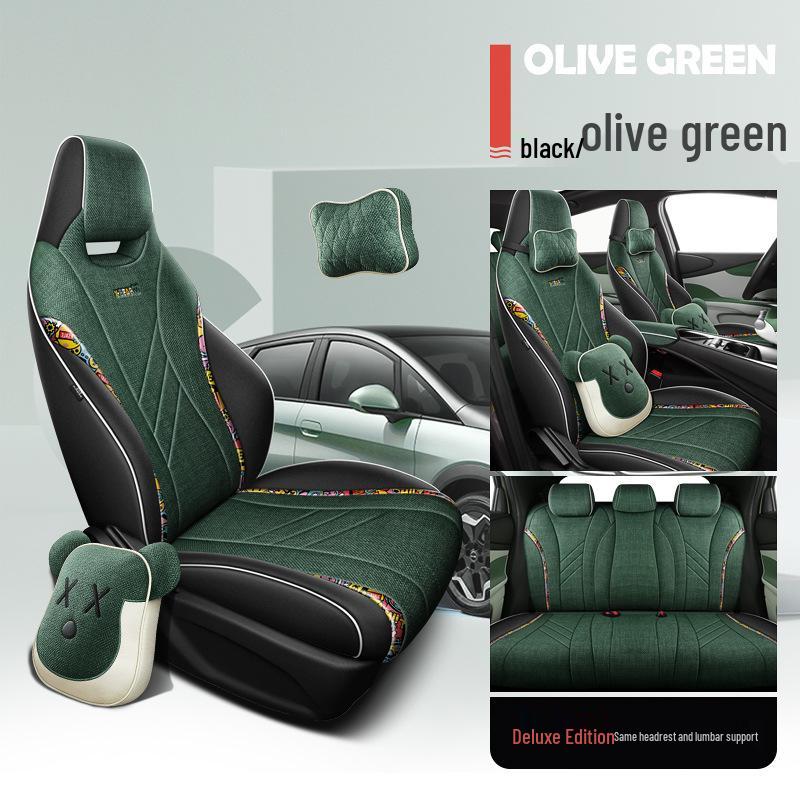 LDJ All-Season Sporty Seat Cover for BYD Dolphin