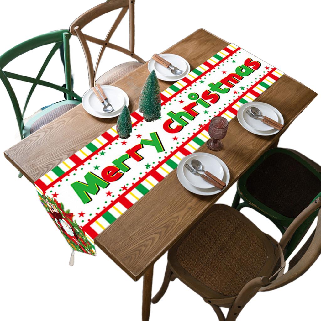 Xmas Table Runner Seasonal Winter Kitchen Dining Table Decoration Christmas Decorations Table Runner Christmas Tablecloth