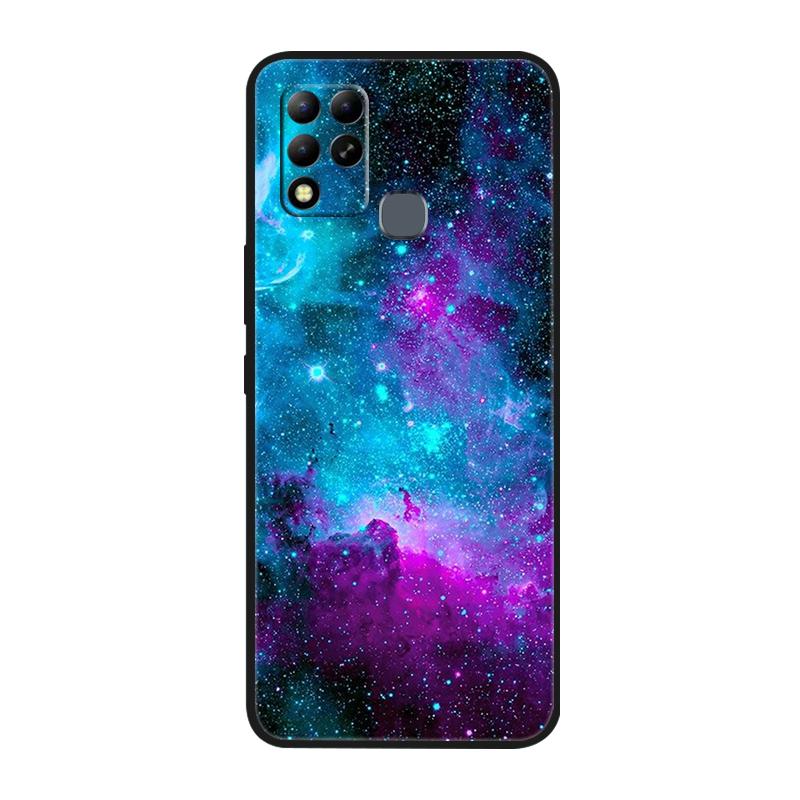 For Infinix Hot 11 G37 4G Case Covers TPU Black Silicone Cover for Infinix Hot11 G37 Protective X689F Soft G 37 Black Shells