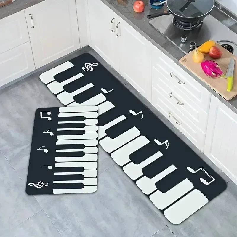 1PC Vegetables pattern Kitchen Rugs Non-Slip Door Mats Pop design Living room Rugs Bath Mat Carpet for Home Sink Laundry Decor