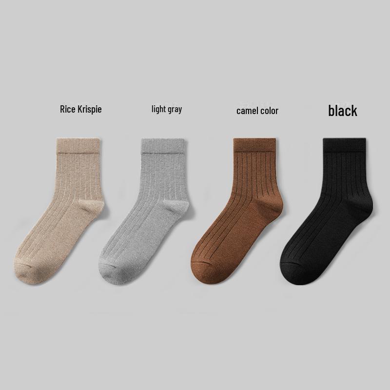 

Женские шерстяные носки Jieliya с бархатной подкладкой, толстые и теплые, средней длины, для осени и зимы. One Size