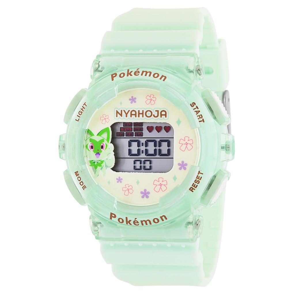 Sun Flame Co. Ltd. Wristwatch J-Axis Pokemon Digital Watch Multifunction CP3A0002 Green