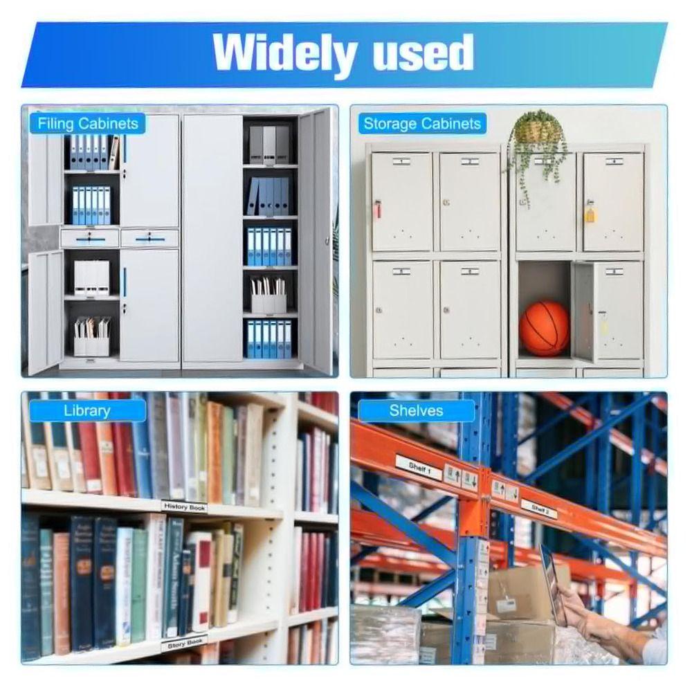 Protective Film C Channel Label Holder Strong Magnet Shelf Label Holder  Warehouse Organization