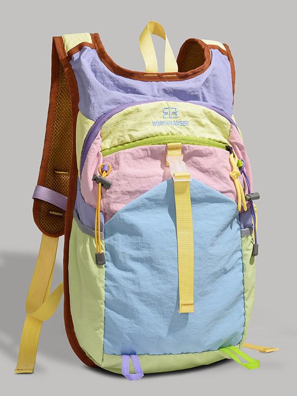 Women's Lightweight Color Block Backpack for Outdoor Sports, Travel, and Mountaineering