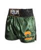 VENUM Muay Thai Trunks CLASSIC // Venum Kick Pants, Boxing Trunks, Sportswear, Training, Martial Arts (Green x Black x Gold, Large)