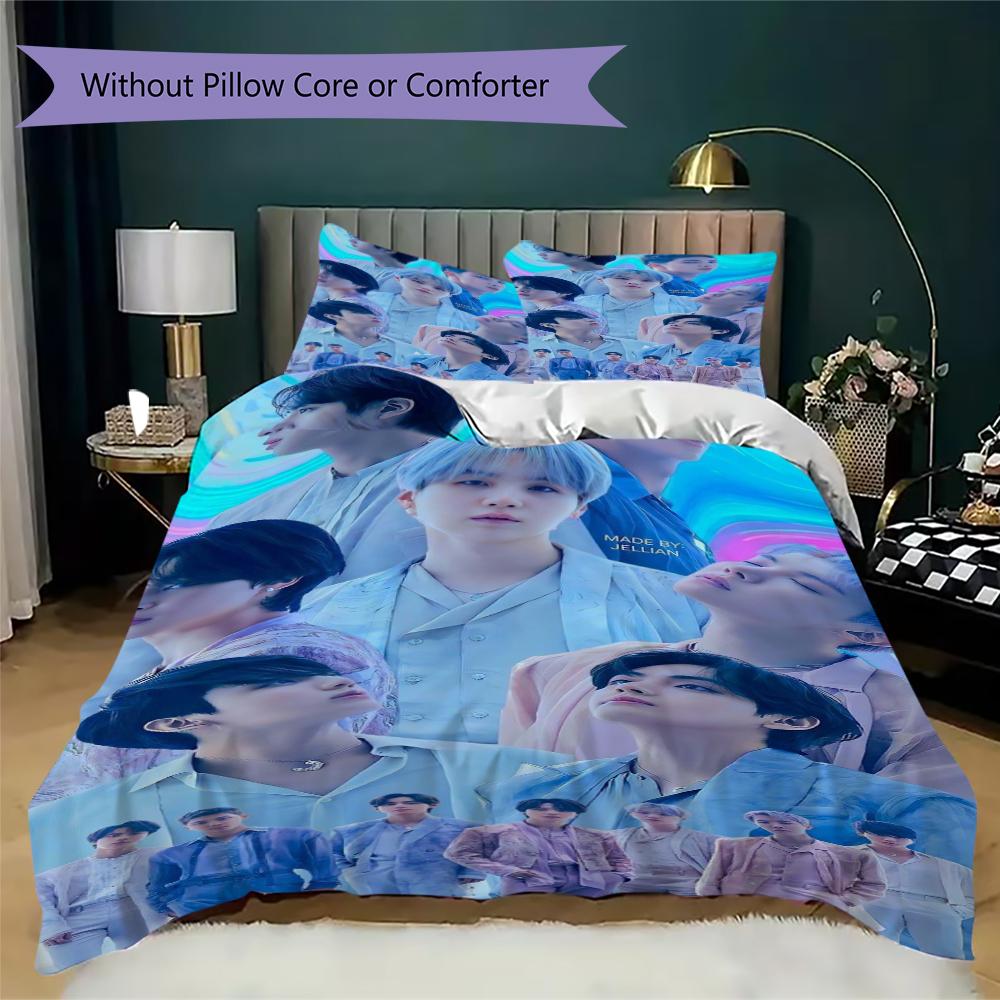 Pastel Pop Collage Bedding 1 Duvet Cover 2 Pillowcase Without Core Without Core Christmas Birthday Gift Duvet Cover And Pillowcase