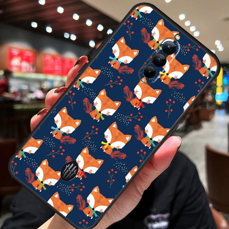 Cartoon Foxes Animal Case For ZTE Nubia Red Magic 10S 10 8 9 8S 9S 11 Pro Plus 5G 6R 6 7 6S 7S Pro 10 Air Cover