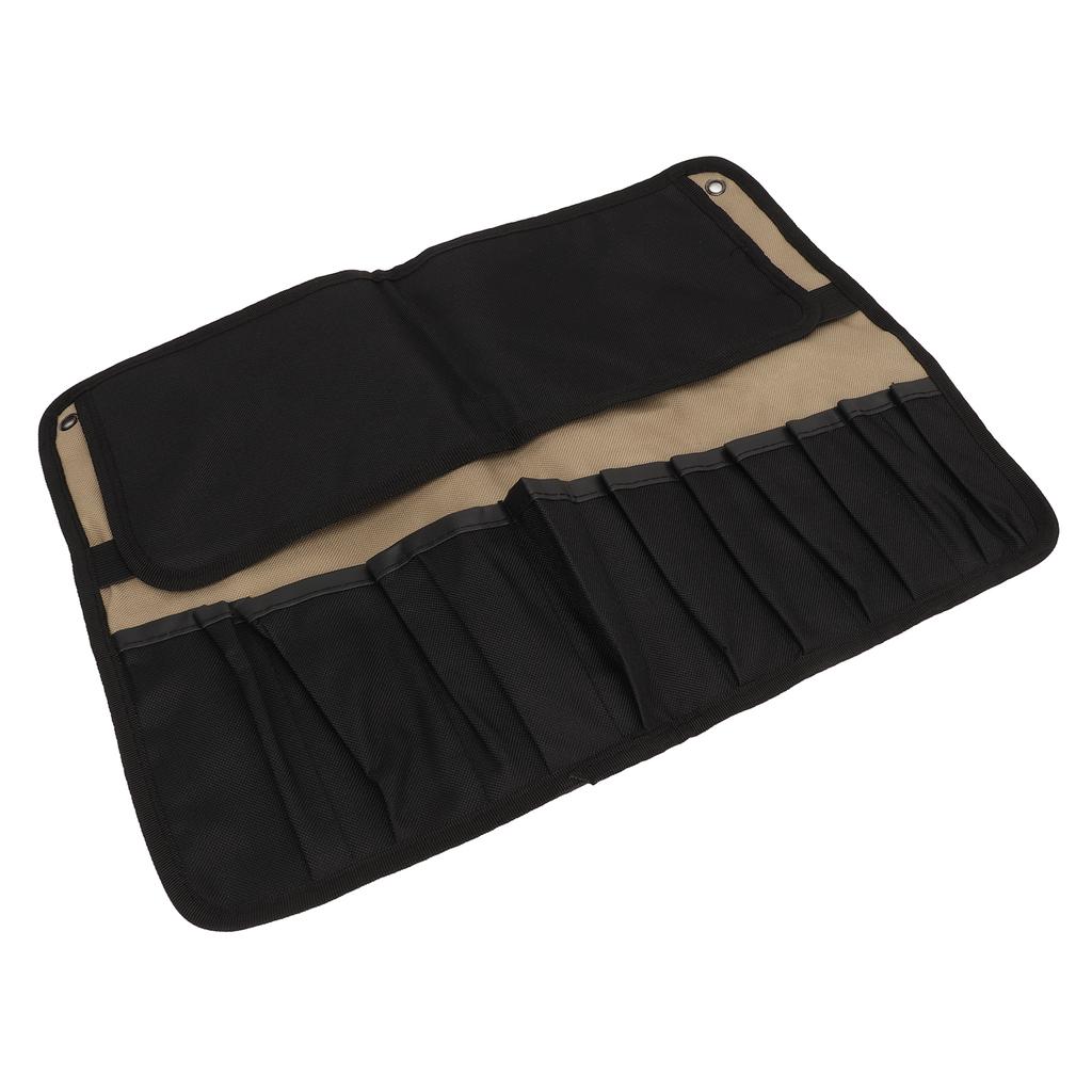 Motorcycle Roll Tool Pouch Large Capacity Thick Portable Multi Hanging Tool Bag