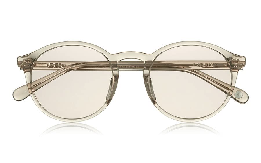 OWNDAYS Boston Style UV Clear Clear for Men and Driving and Sunglasses, Stylish, Protection, Frame, Khaki, Women, Fashion, SUN2096T-2S-C3