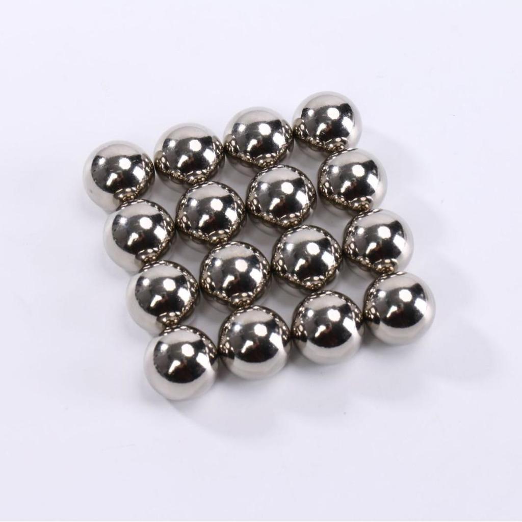 8mm 304 Stainless Steel Threaded Ball for Drilling and Punching - Solid Carbon Steel Blind Hole Ball in Stock