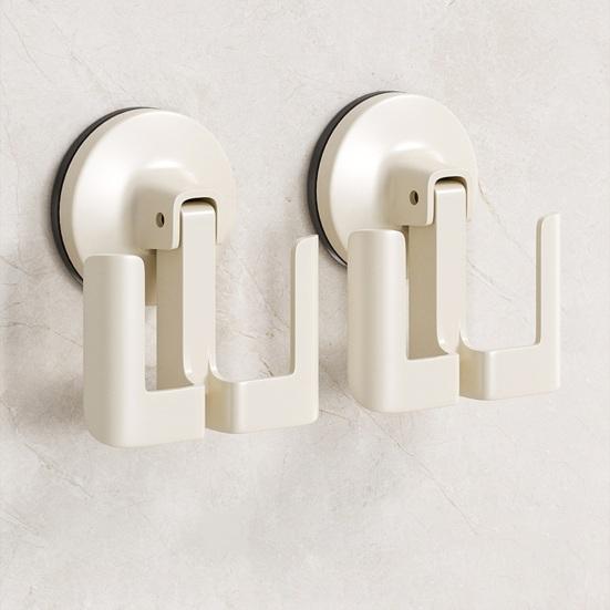 Wall Mounted Slipper Hook No Drilling Shoe Rack with Push-to-Lock Vacuum Seal Quick Dry Slipper Organizer Hook Waterproof Flip-Flops Hook for Bathroom