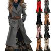 Women's Fashion Jacket Casual Solid-color Long-sleeved Cardigan Long Coat