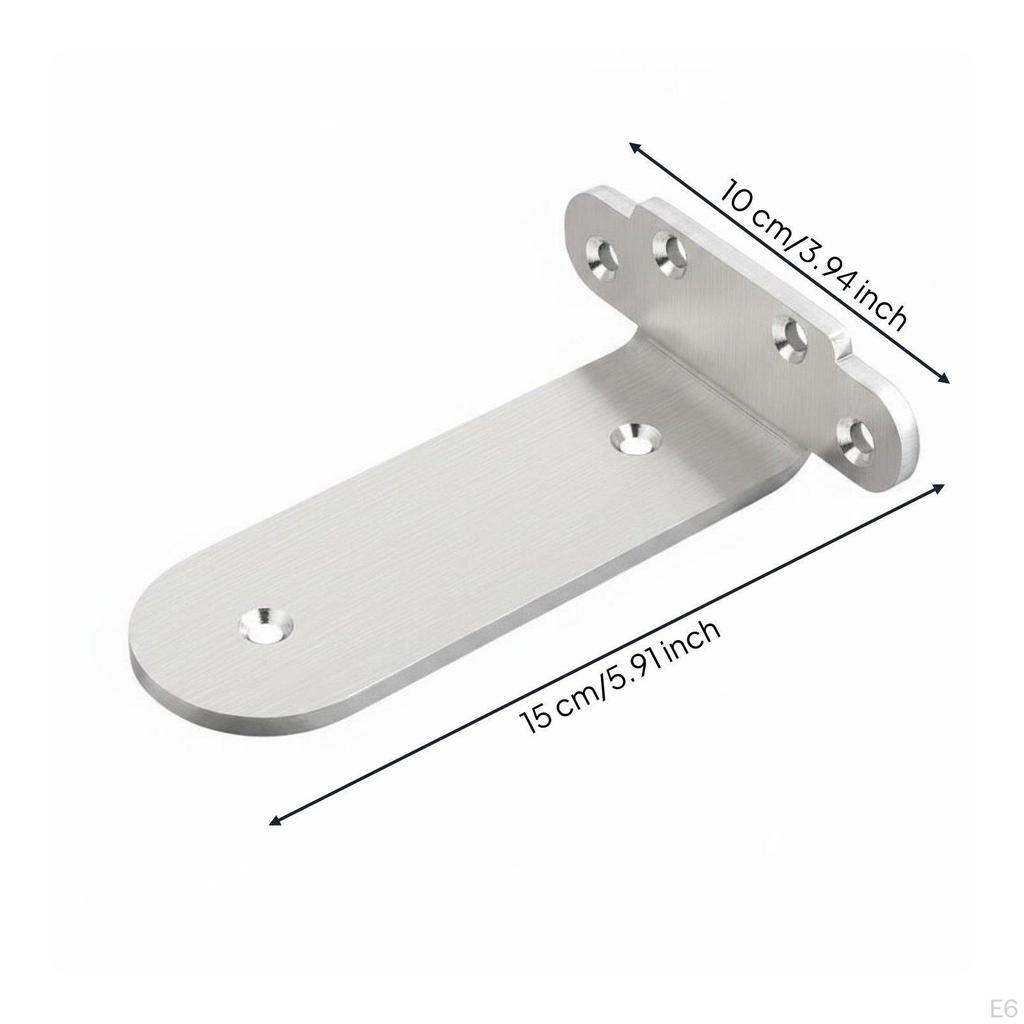 Stainless Steel Shelf Bracket Thickened Heavy Duty Wall Solid Construction Corner Brace