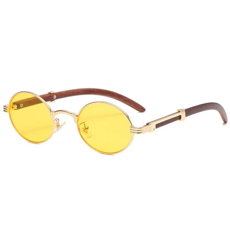 

Oval Steampunk Small Sunglasses for Women Men Brand Designer Metal Gradient Blue Punk Sun Glasses Feminino Oculos De Sol
