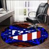 football club Print Round Rug, Washable Floor Carpet, For Entryway Dorm Laundry Room Office Study, Home Decor Birthday Christmas Gift