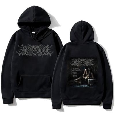 Lorna Shore IFTEFWM Cover Pullover Hooded Sweatshirt Men Women Vintage Metal Streetwear Fall with Pocket Loose Pullovers Casual