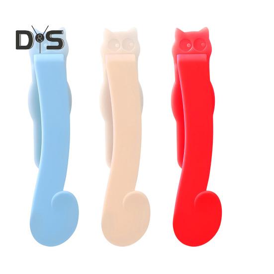 

3 шт. Автоматическая закладка-зажим Мягкий силиконовый зажим для книг Легкий маркер страниц Умная закладка Силиконовый революционный маркер страниц книг 3pcs разноцветный