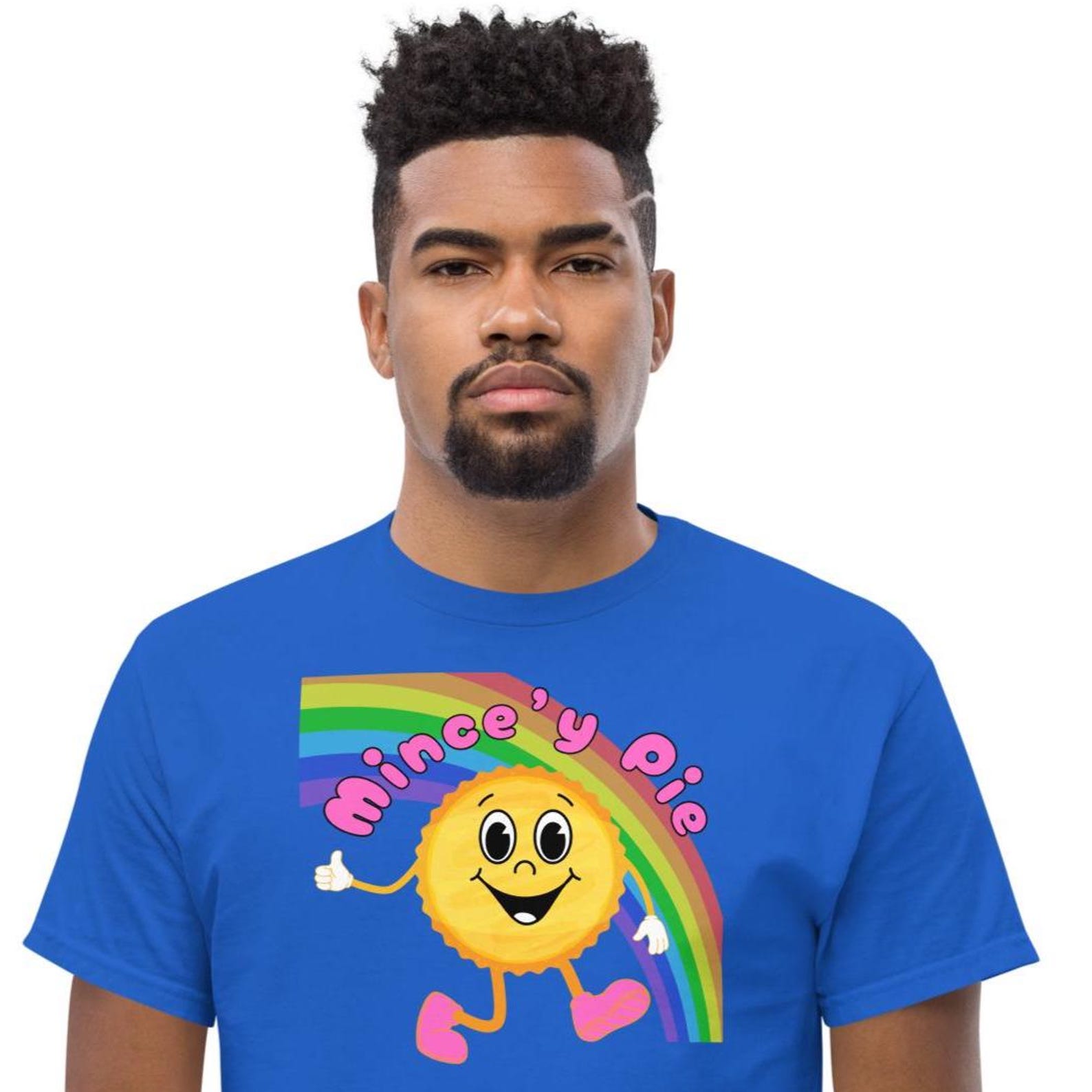 Mincey Pie Unisex Printed T Shirt playful and fun 2XL