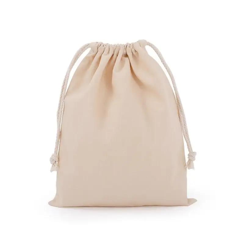 Casual Multi-size Drawstring Cotton Bundle Pocket Wedding Christmas Gift Diy Bag Pouch Home Dust Storage Bag