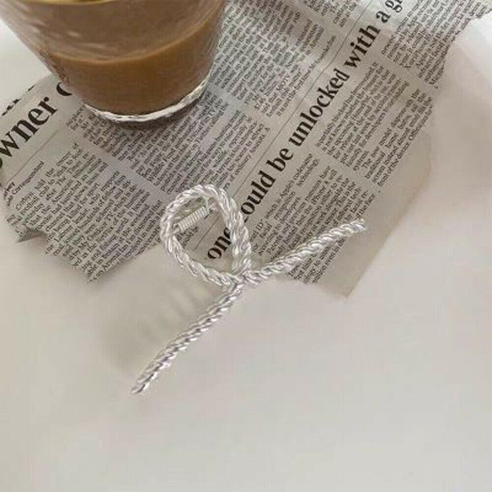 Premium Quality Matte Metal Hair Claw Clip Ideal For Thick And Thin Hair Silver2