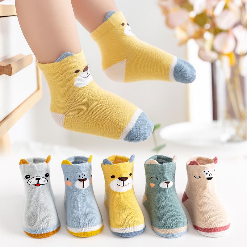 Breathable Newborn Baby Socks for 0-3 Months - Thin, Spring/Summer/Autumn - Boys & Girls