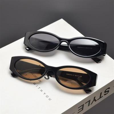 Sexy Small Oval Ladies's Sunglasses New Fashion Black Rectangle Sun Glasses Female Retro Colorful Shade UV400 Eyeglasses