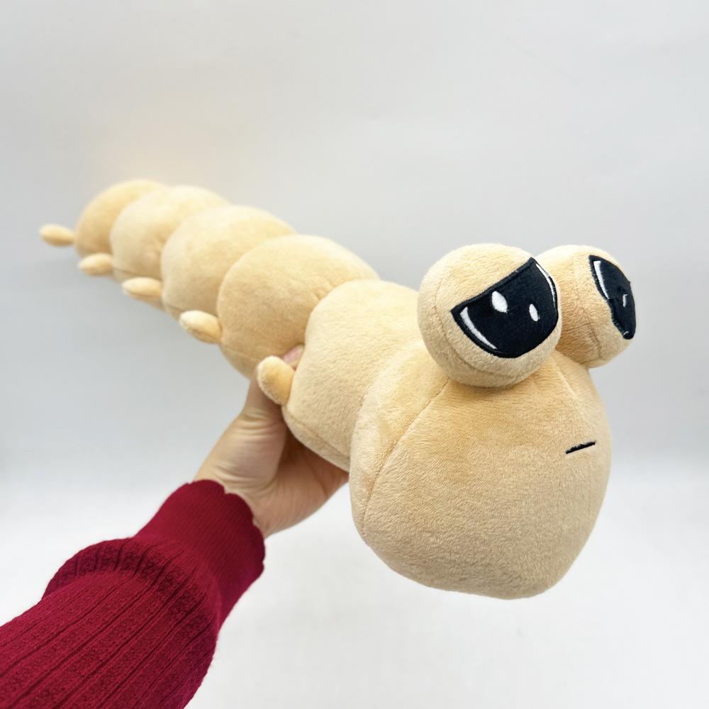 40cm Herr Pou und Frau Pou Plüschtier Mein Haustier Alien Pou Plüsch Kawaii Alien Haustier Puppe Weiches Kissen für Kinder Geburtstags-Weihnachtsgeschenk