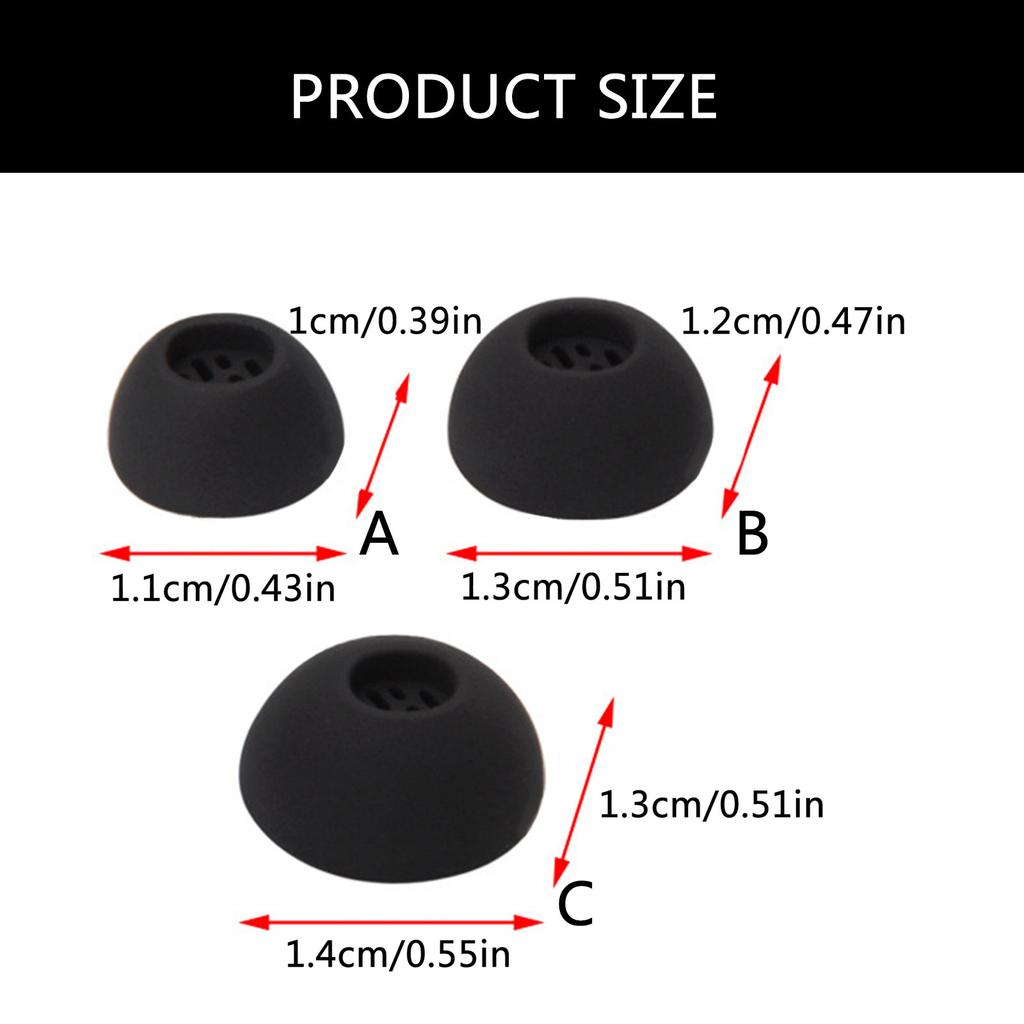 Earbud Tips Covers Protector Case Sleeve Comfortable Soft Enhances Sound Frequency Experience For Buds 3 Noise Isolating