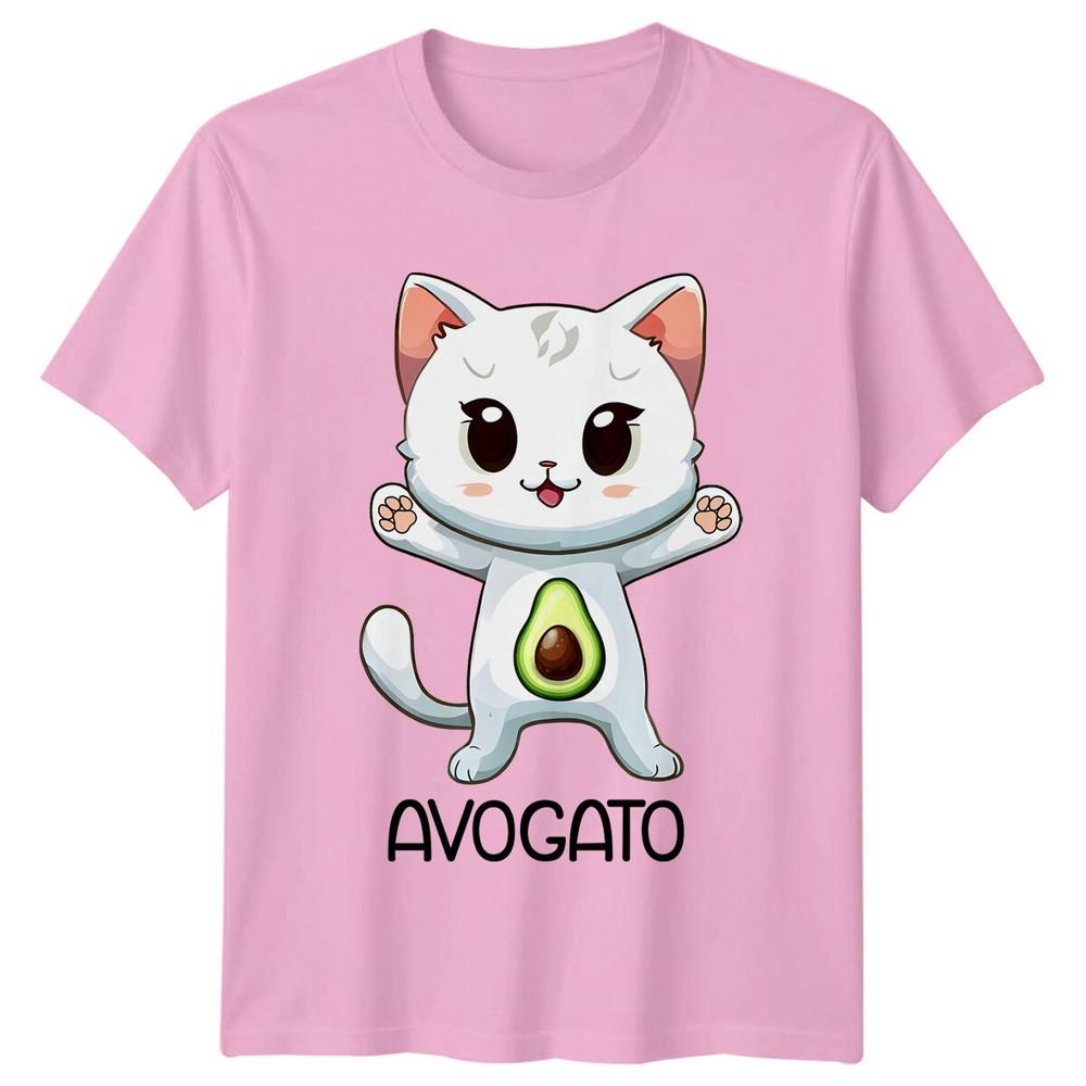 Avogato Funny Cat Avocado Pun Graphic Novelty Unisex Unisex TShirt