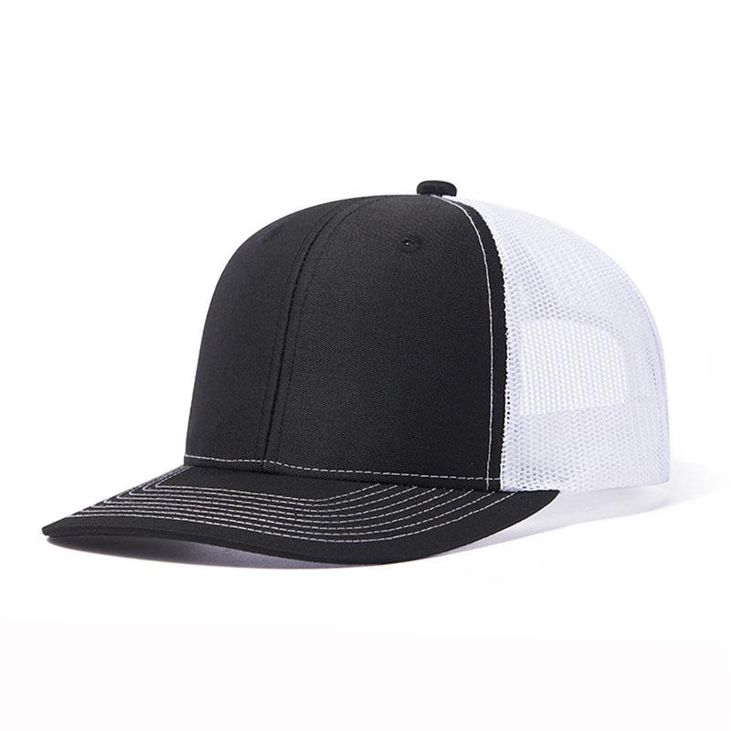 Richardson 112 Mesh Light Plate Blank Baseball Cap Adult Breathable Micro-Curved Visor Baseball Cap
