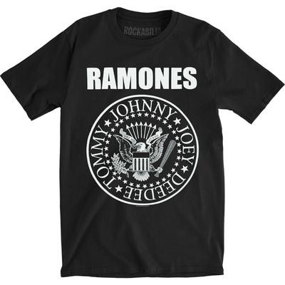 Men's Ramones Presidential Seal Slim Fit T-shirt Medium Black