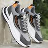 Men's shoes spring and summer sports shoes men's 2026 new leather waterproof and non-slip black casual shoes men's running dad shoes