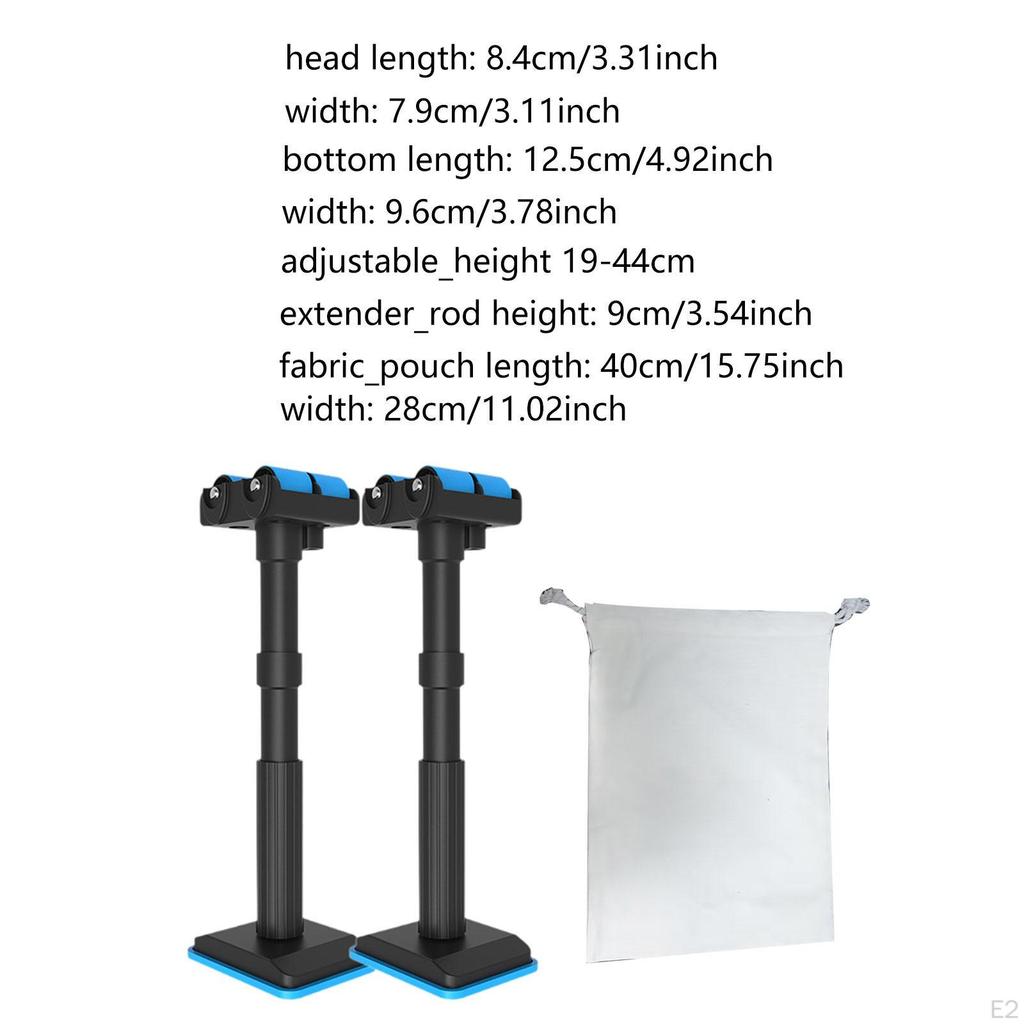 2 Pieces Cabinet Jack Support Poles System Non Slip for under Counter Face Basin Undermount