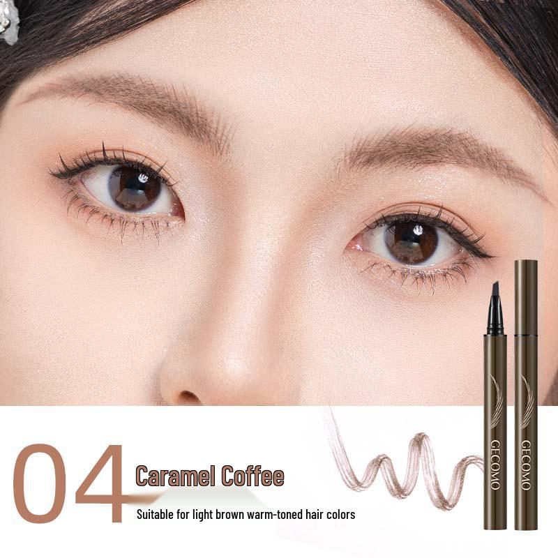 

GECOMO Fine Sculpting Waterproof Brow Pencil - Long-Lasting, Defined Strokes, Sweatproof.